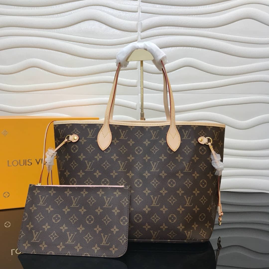 Louis Vuitton Monogram Neverfull MM Bag Replica Pink M40995