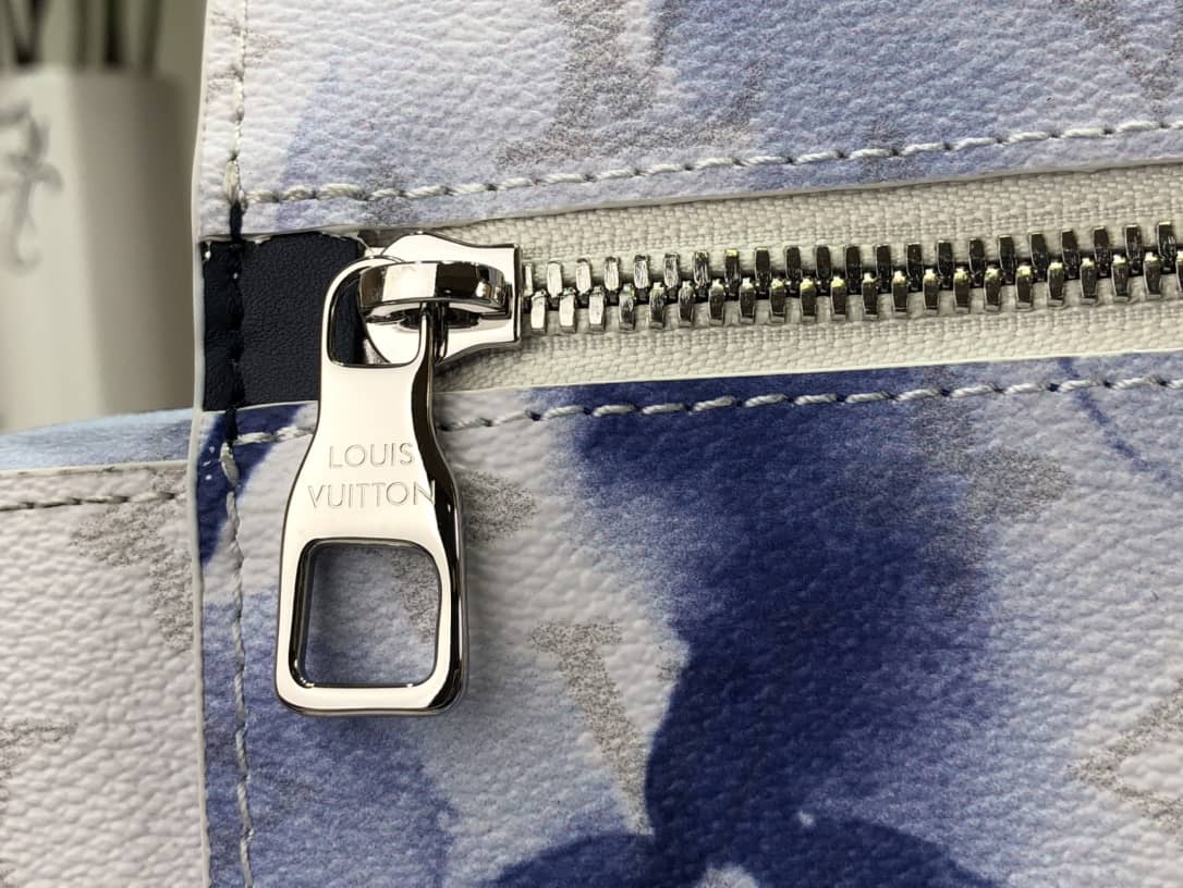Louis Vuitton Weekend GM Watercolor Monogram Replica Tote Blue M45754