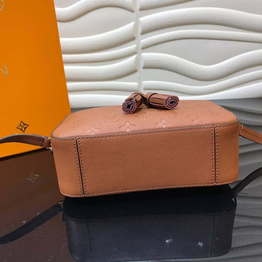 Louis Vuitton Monogram Empreinte Saintonge Replica Bag Brown M44606