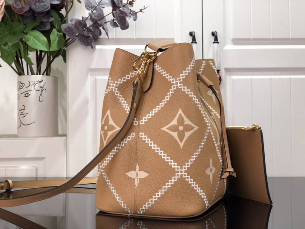 Louis Vuitton NeoNoe MM Brown M46023 Replica Bucket Bag