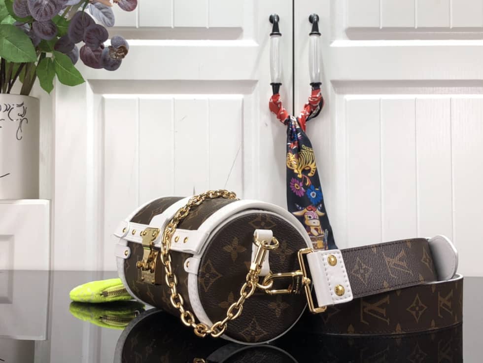 Louis Vuitton Papillon Trunk Monogram White M81485 Replica Crossbody Bag