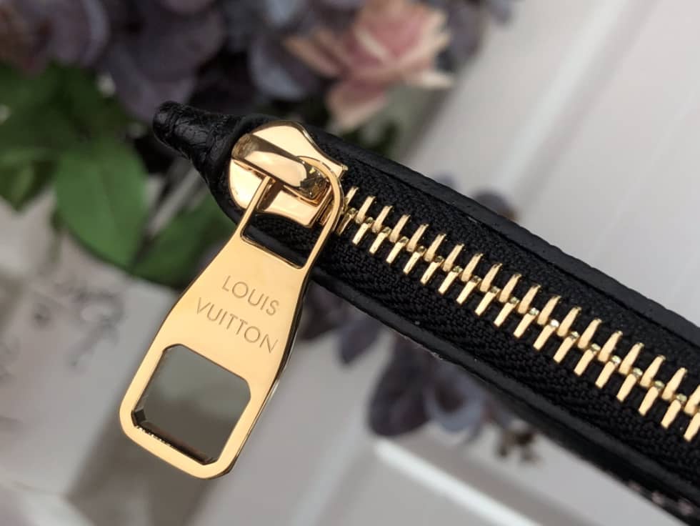 Louis Vuitton Neverfull Dupe MM Empreinte Lace Black Pink M46040