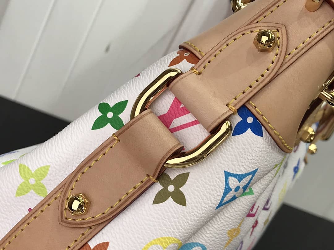 Louis Vuitton Monogram Multi Color Greta Shoulder Bag Replica White M40196