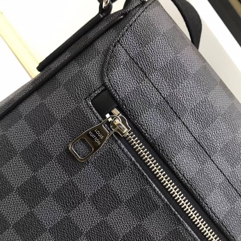 Louis Vuitton Damier Graphite District MM Shoulder Bag Replica N41272