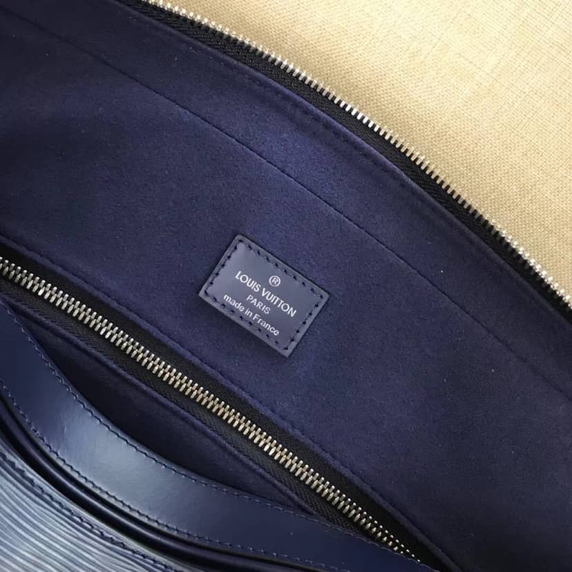Louis Vuitton Dandy MM Epi Leather Bag Blue Replica M54405