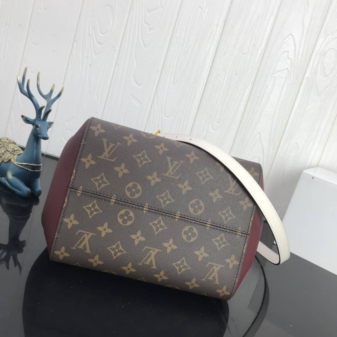 Louis Vuitton Monogram Fold MM 2way Tote Replica Black M45409