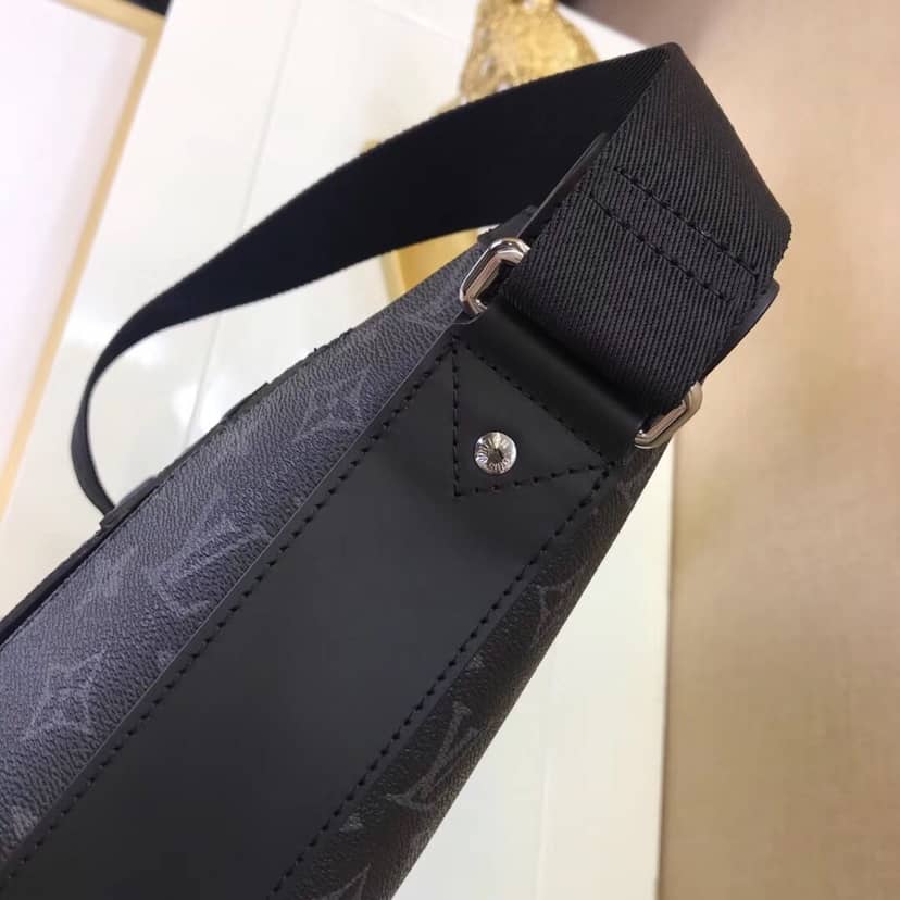 Louis Vuitton Odyssey Monogram Eclipse MM Messenger Bag Replica M44224