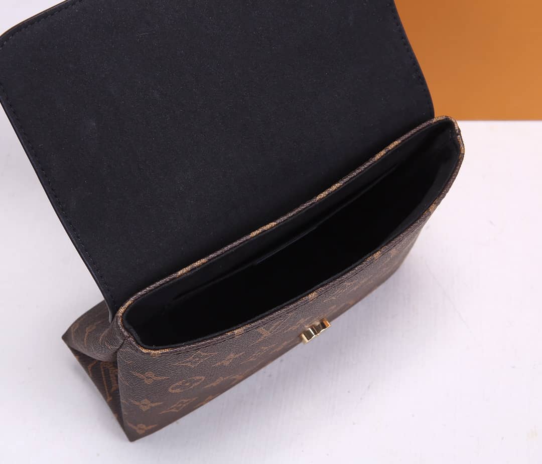 Louis Vuitton Locky BB 2way Replica Shoulder Bag Black M44141