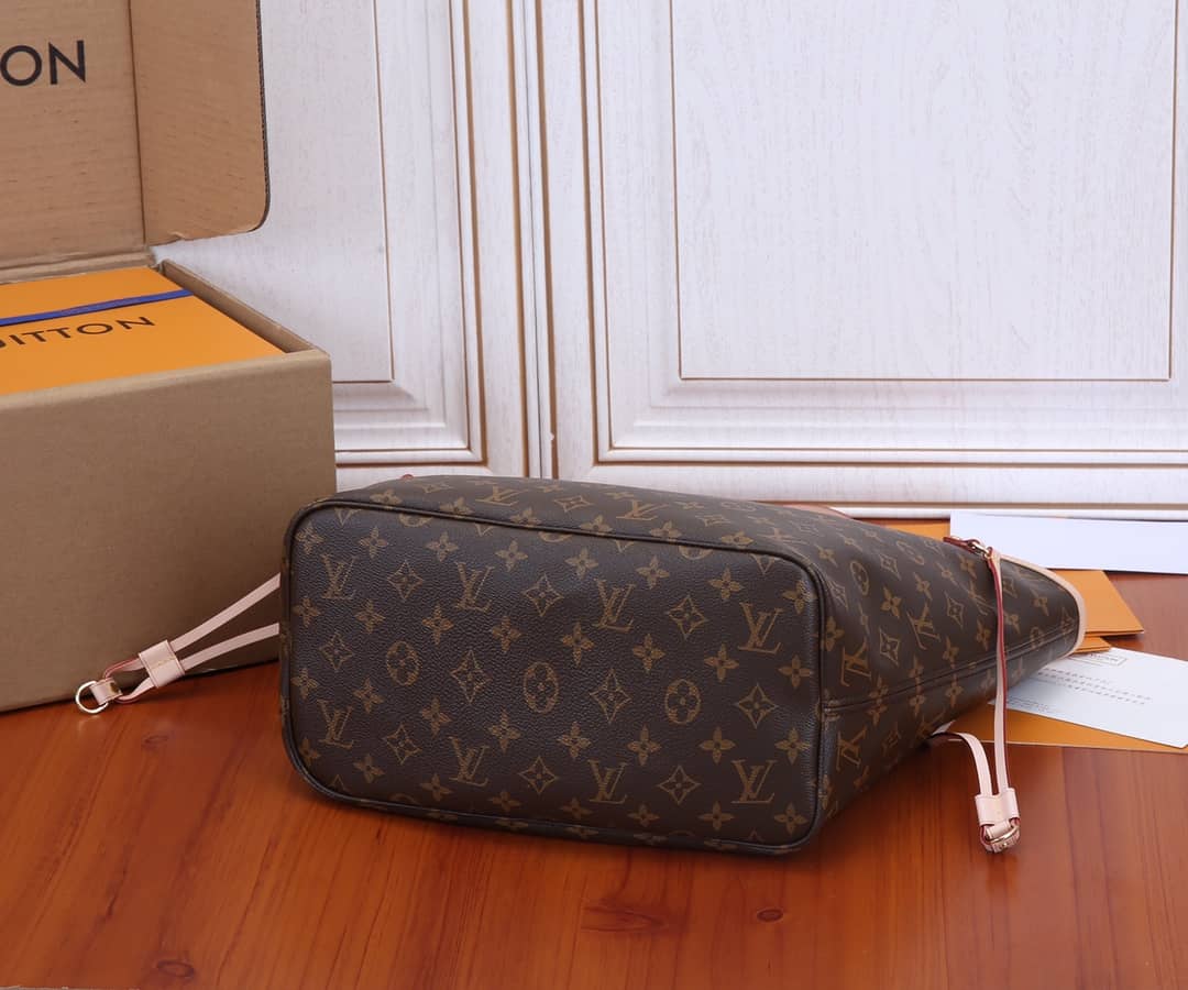 Louis Vuitton Monogram Neverfull MM Bag Replica Pink M40995