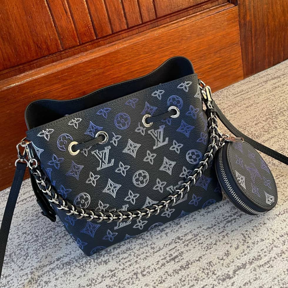 Louis Vuitton Bella Mahina Blue M59552 Replica Bucket Bag