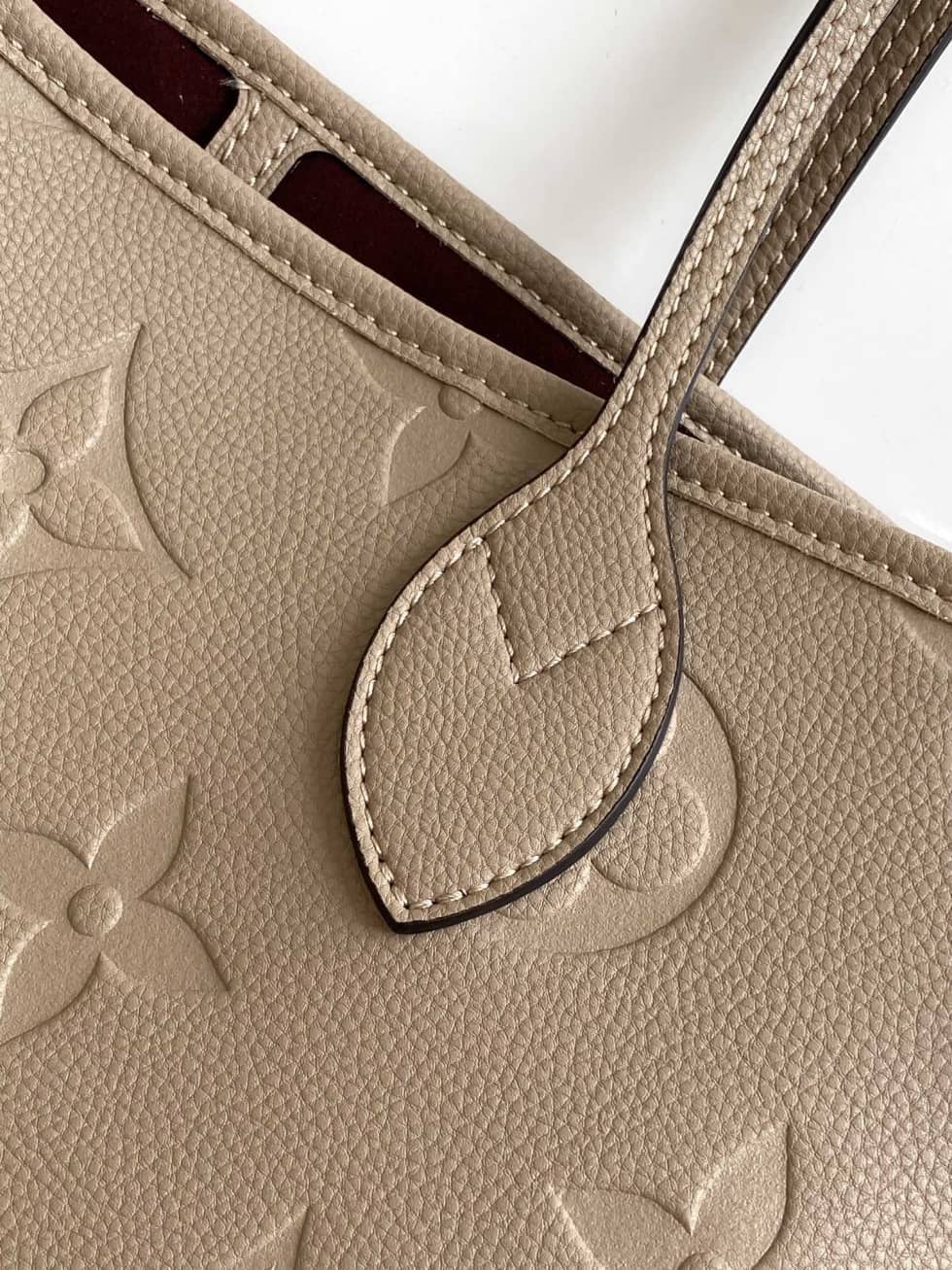 Louis Vuitton Monogram Empreinte Neverfull MM Brown M45685 Replica Tote