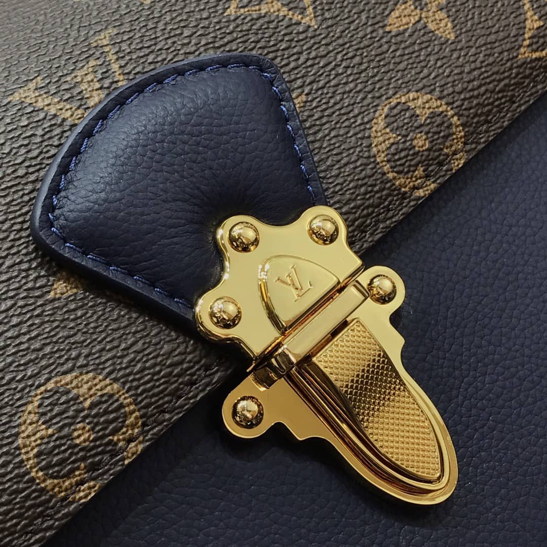 Louis Vuitton Monogram Canvas Victoire Chain Bag Replica Blue M41731