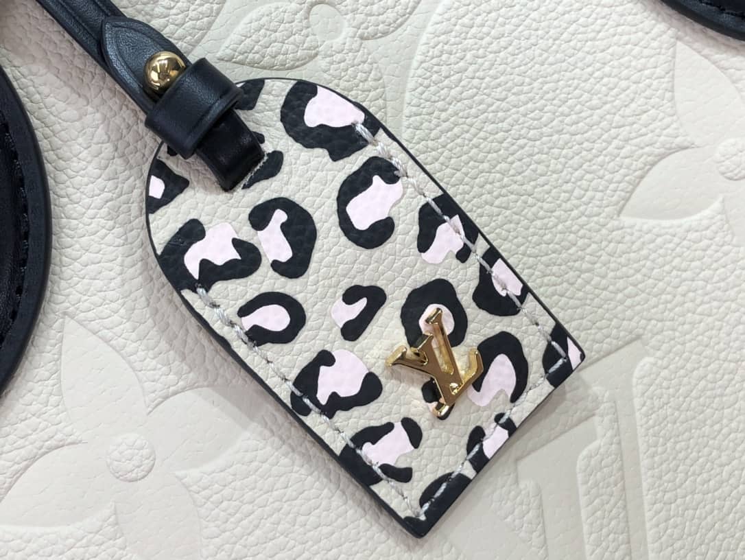 Louis Vuitton Neverfull Dupe MM Monogram Empreinte Medium Bag Replica Beige M45856