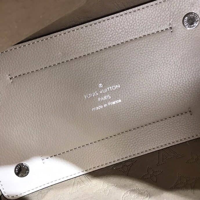 Louis Vuitton Mahina Hina PM Leather Tote Replica Apricot M54353