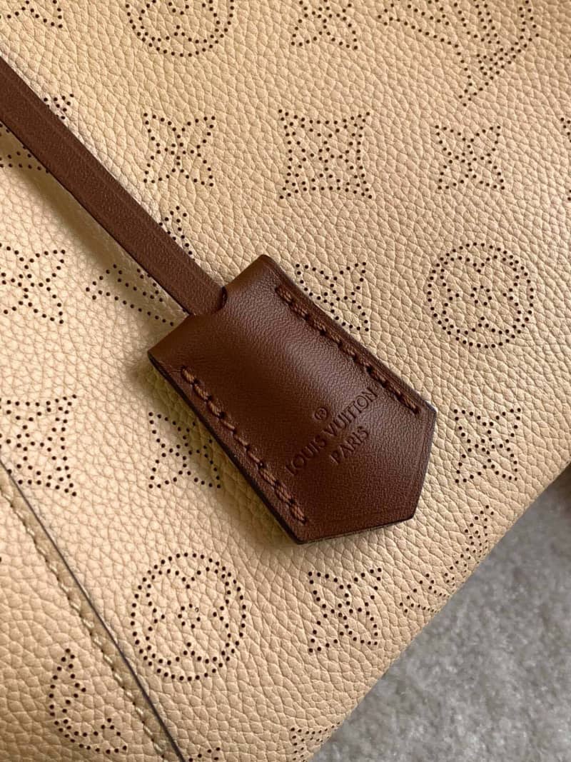 Louis Vuitton Mahina Hina PM Leather Tote Replica Beige M54353
