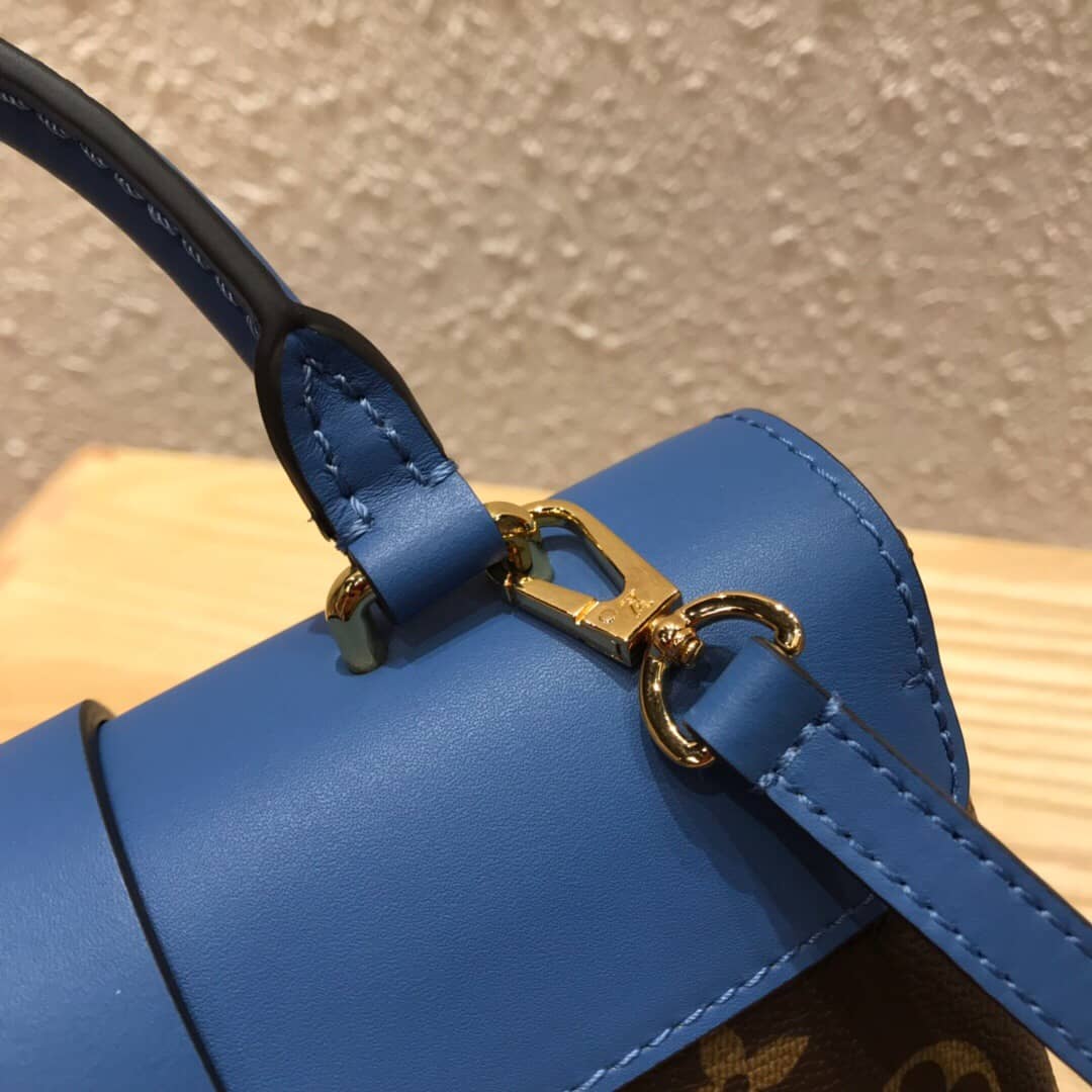 Louis Vuitton Monogram Canvas Locky BB Bag Replica Blue M44321