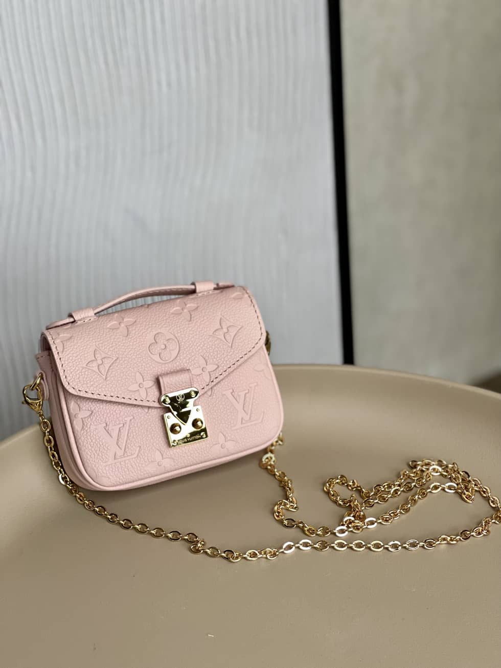 Louis Vuitton Micro Métis Monogram Empreinte Leather 2WAY Chain M81389 Replica Crossbody Bag