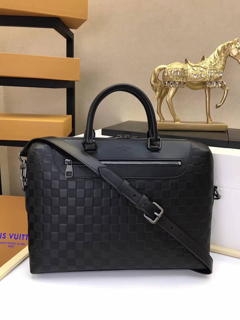 Louis Vuitton Damier Infini Porto Documents NM Bag Replica N48261