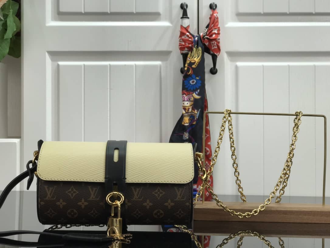 Louis Vuitton Replica Glasses Case Epi Monogram White M43903