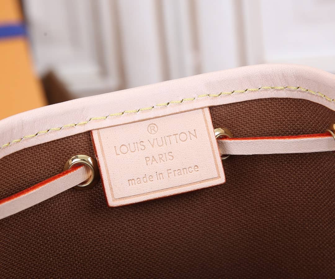 Louis Vuitton Monogram Nano Noe Drawstring Replica Shoulder Bag M41346