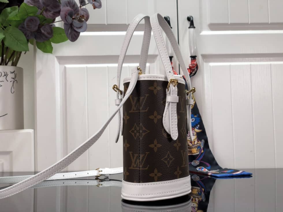 Louis Vuitton Nano Monogram Brown M81489 Replica Bucket Bag
