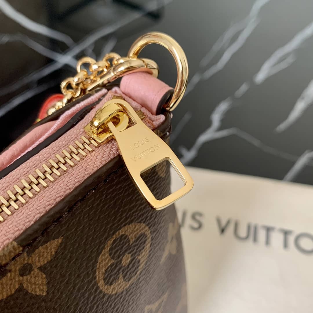 Louis Vuitton Pallas Replica Clutch Monogram 2way Pink M41638