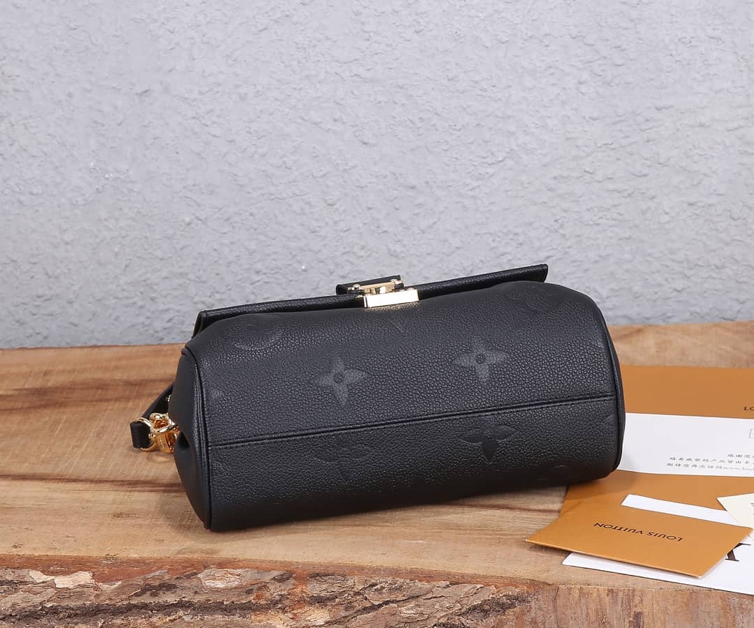 Louis Vuitton Favorite Monogram Empreinte Leather Replica Shoulder Bag Black M45813