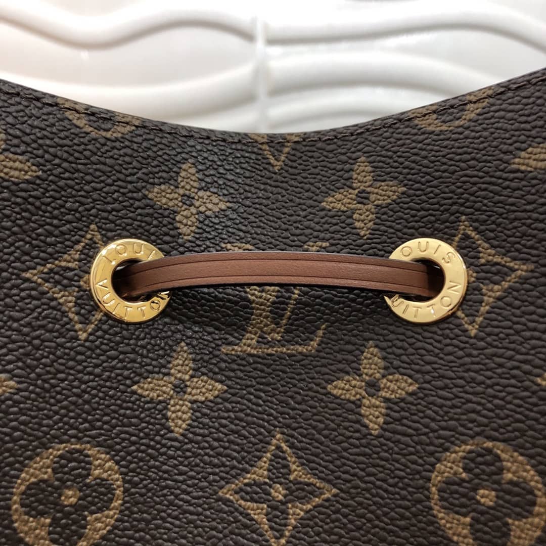 Louis Vuitton Neonoe Replica Bucket Bag Brown M44020