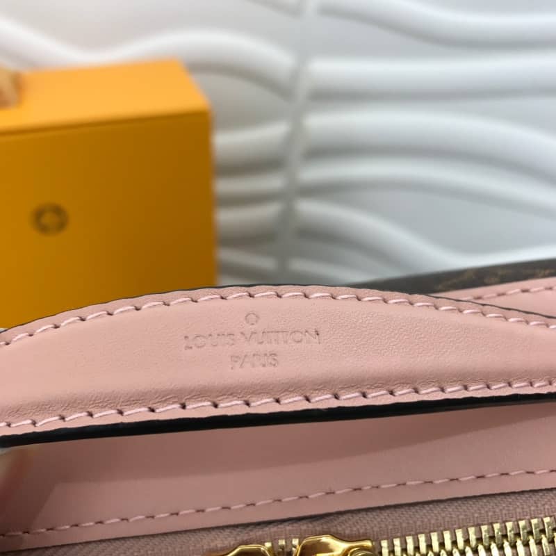 Louis Vuitton Saintonge Monogram Canvas Replica Shoulder Bag Pink M43557