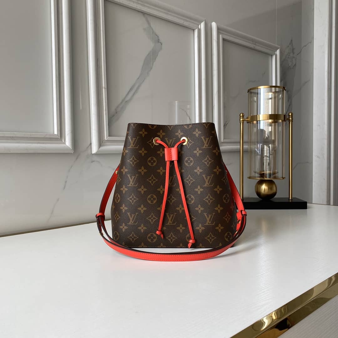 Louis Vuitton Neo Noe Replica Bucket Bag Brown M44021