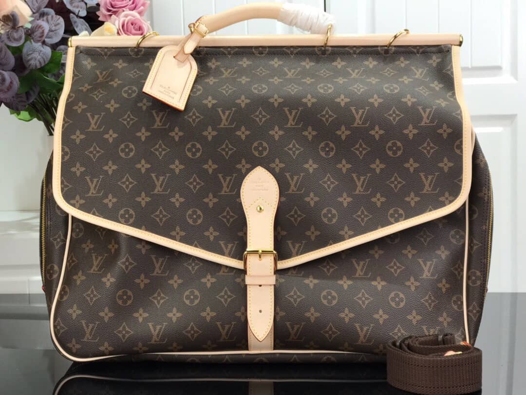 Louis Vuitton Monogram Canvas Hunting Bag Brown M41140 Replica