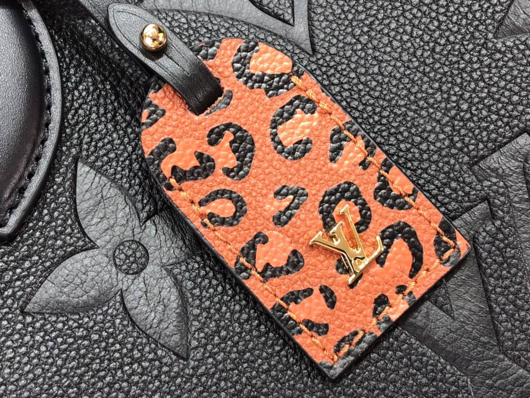 Louis Vuitton Neverfull Dupe MM Monogram Empreinte Medium Bag Replica Black M45856
