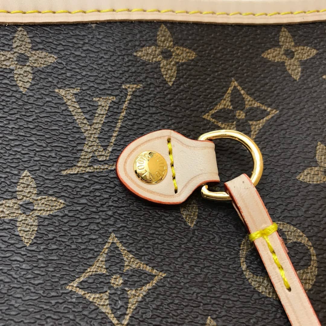 Louis Vuitton Neverfull Dupe Monogram GM Shoulder Bag Replica Pink M40990