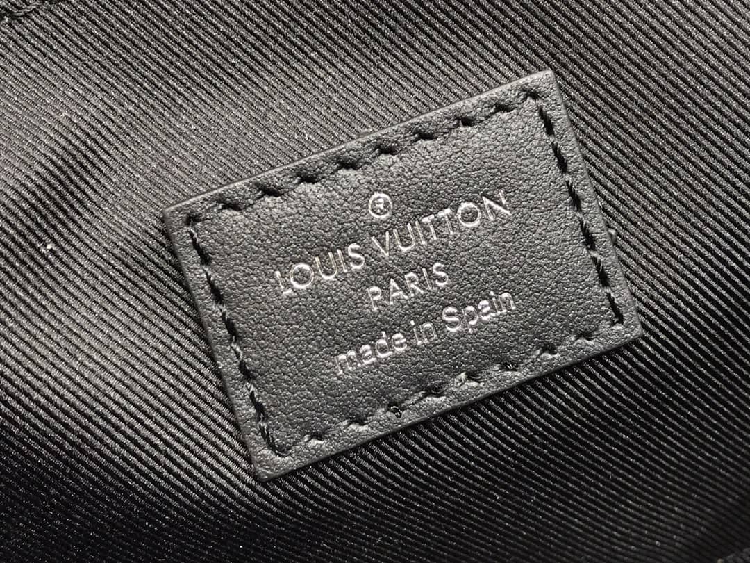 Louis Vuitton Studio Damier Messenger Bag Replica Black N50013