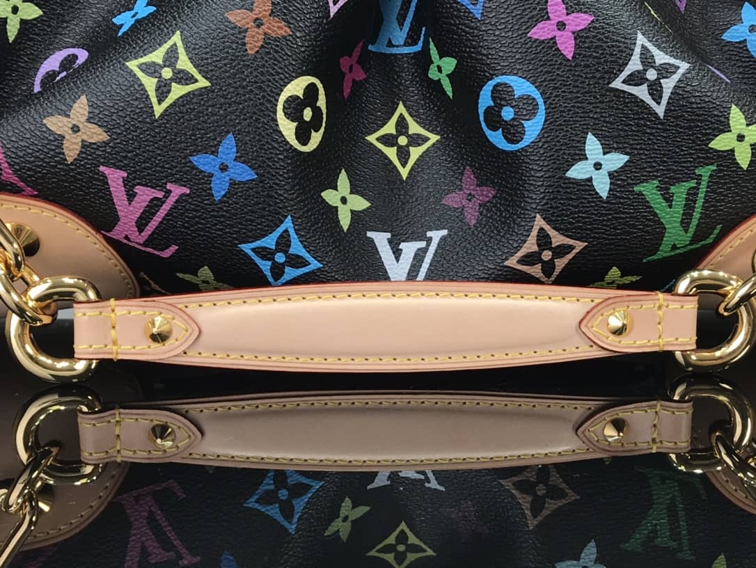 Louis Vuitton Judy MM 2way Monogram Multi-Color Bag Replica Black M40255