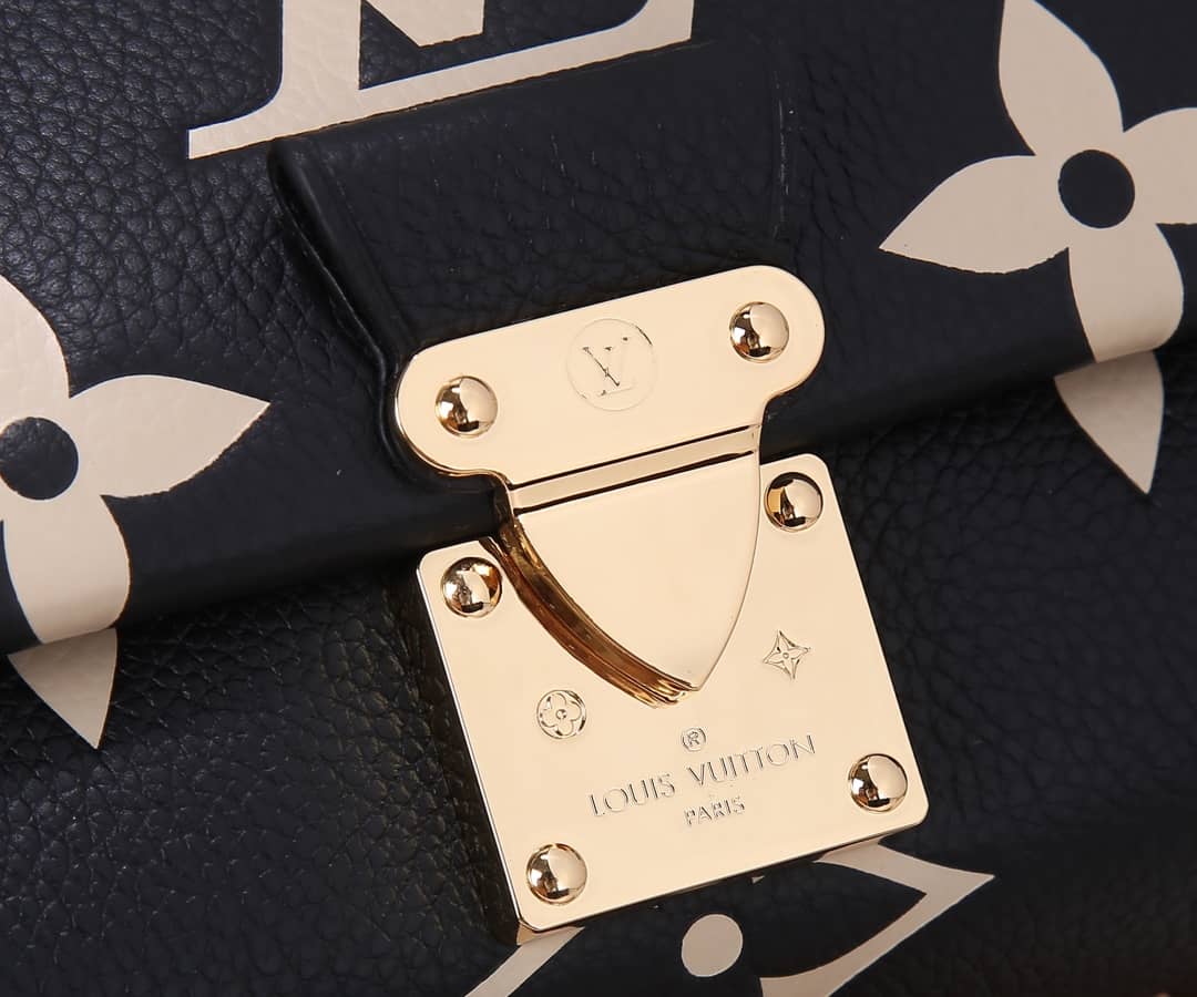 Louis Vuitton Favorite Shoulder Monogram Empreinte Replica Leather Bag Black M45836