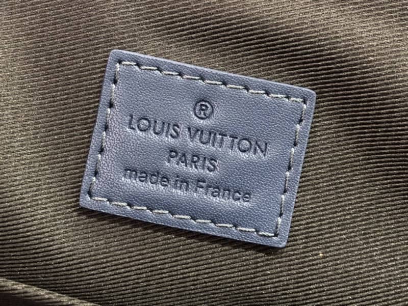 Louis Vuitton Trunk Taurillon Leather Messenger Bag Replica Blue M58494