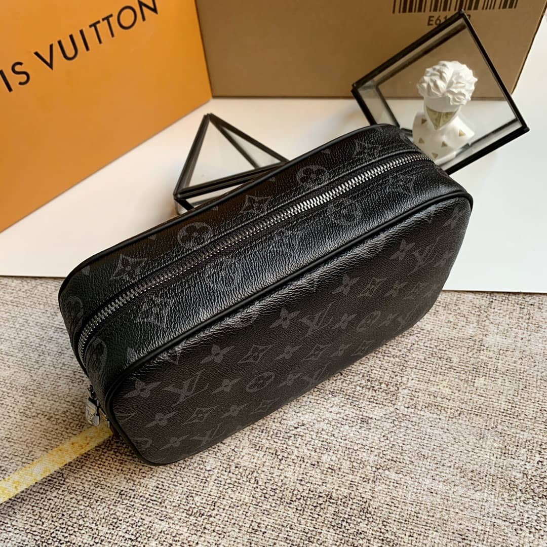 Louis Vuitton GM Monogram Eclipse Toiletry Bag Replica M43383