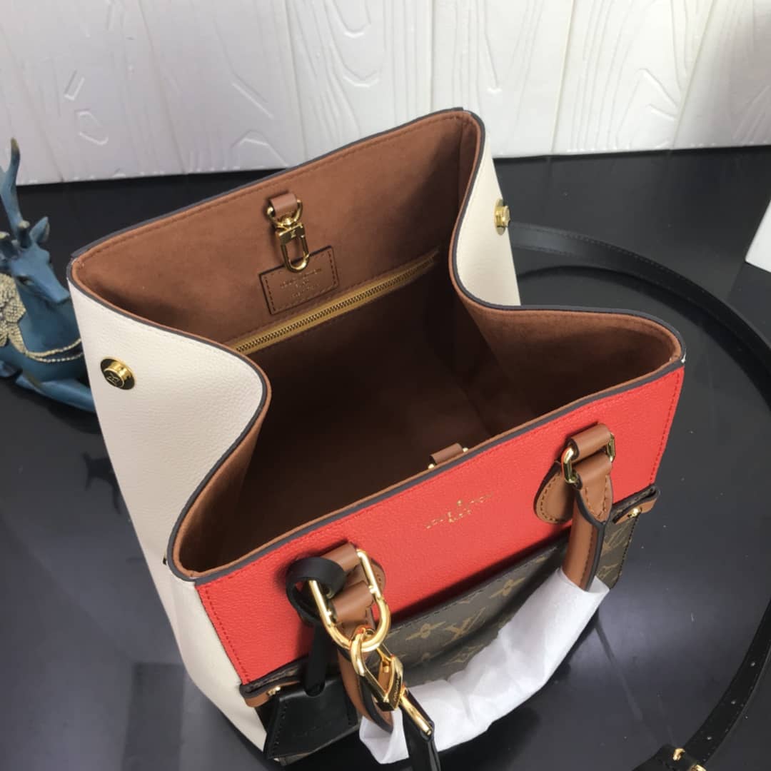 Louis Vuitton Monogram Canvas Fold PM Tote Replica Red M45389