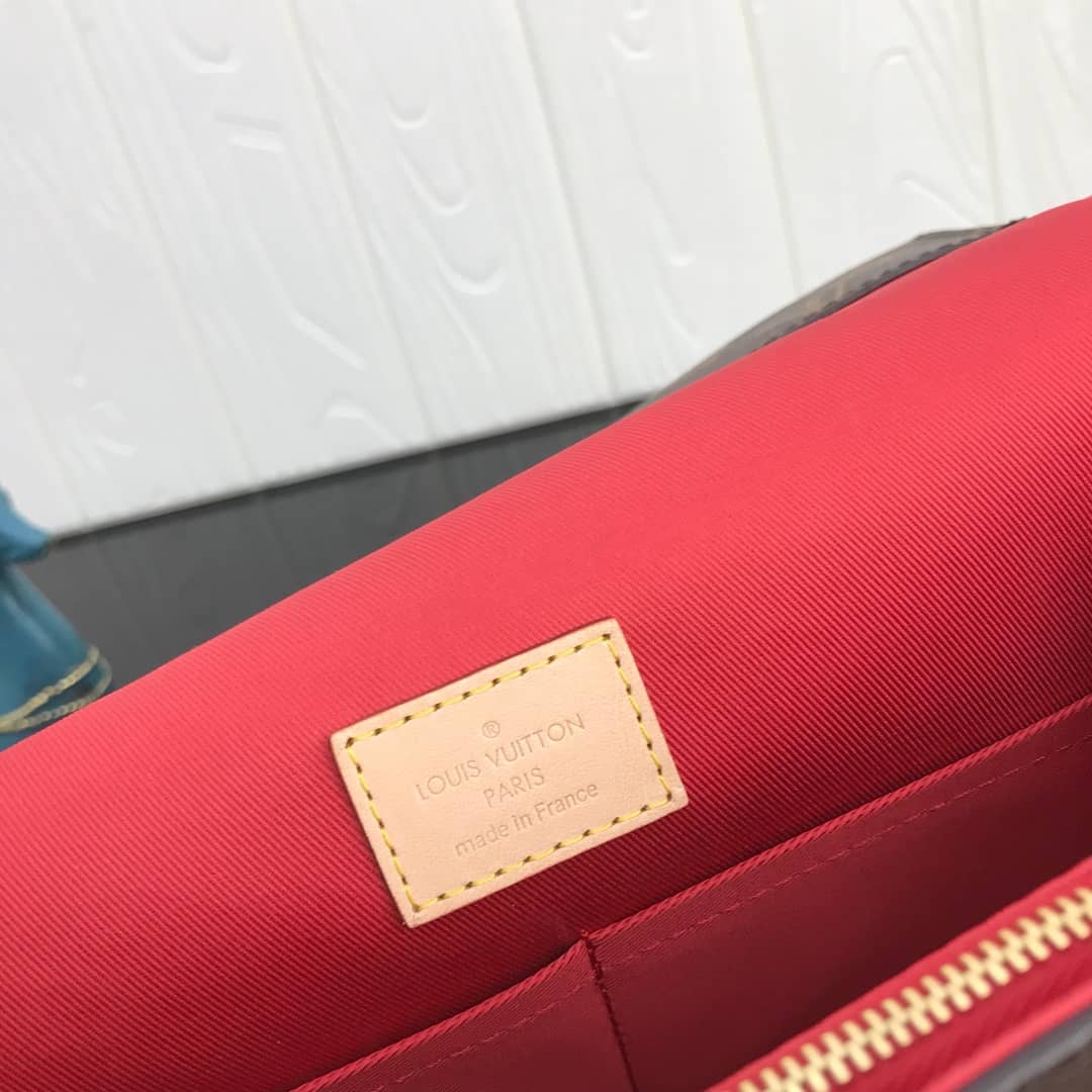 Louis Vuitton Cluny BB Monogram Canvas Shoulder Bag Replica Red M42738