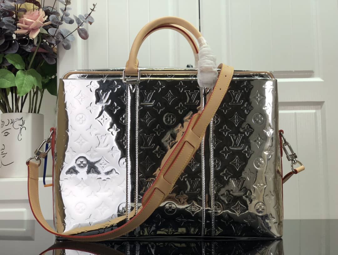 Louis Vuitton Monogram Mirror Coated Canvas Neo Porte Documents Voyage Replica M58755