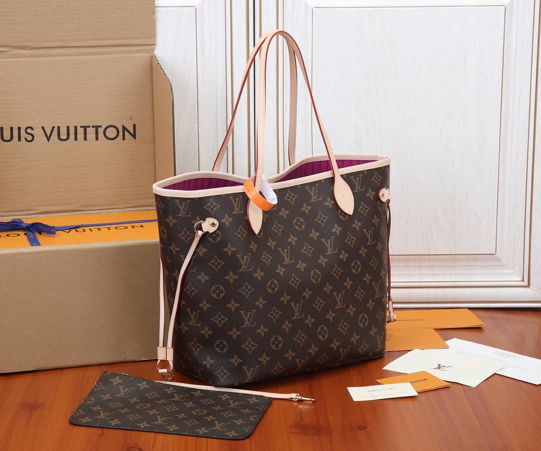 Louis Vuitton Monogram Canvas Neverfull MM Bag Replica M41178