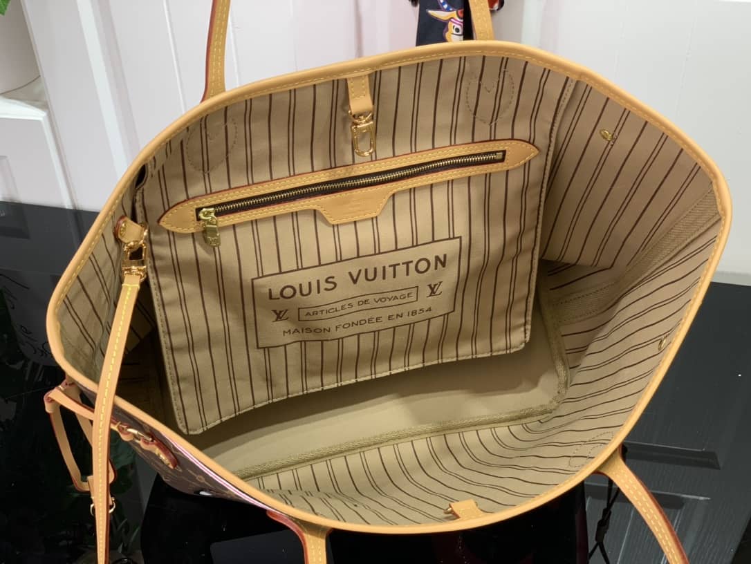 Louis Vuitton Monogram Game On Neverfull MM Tote Replica M57452