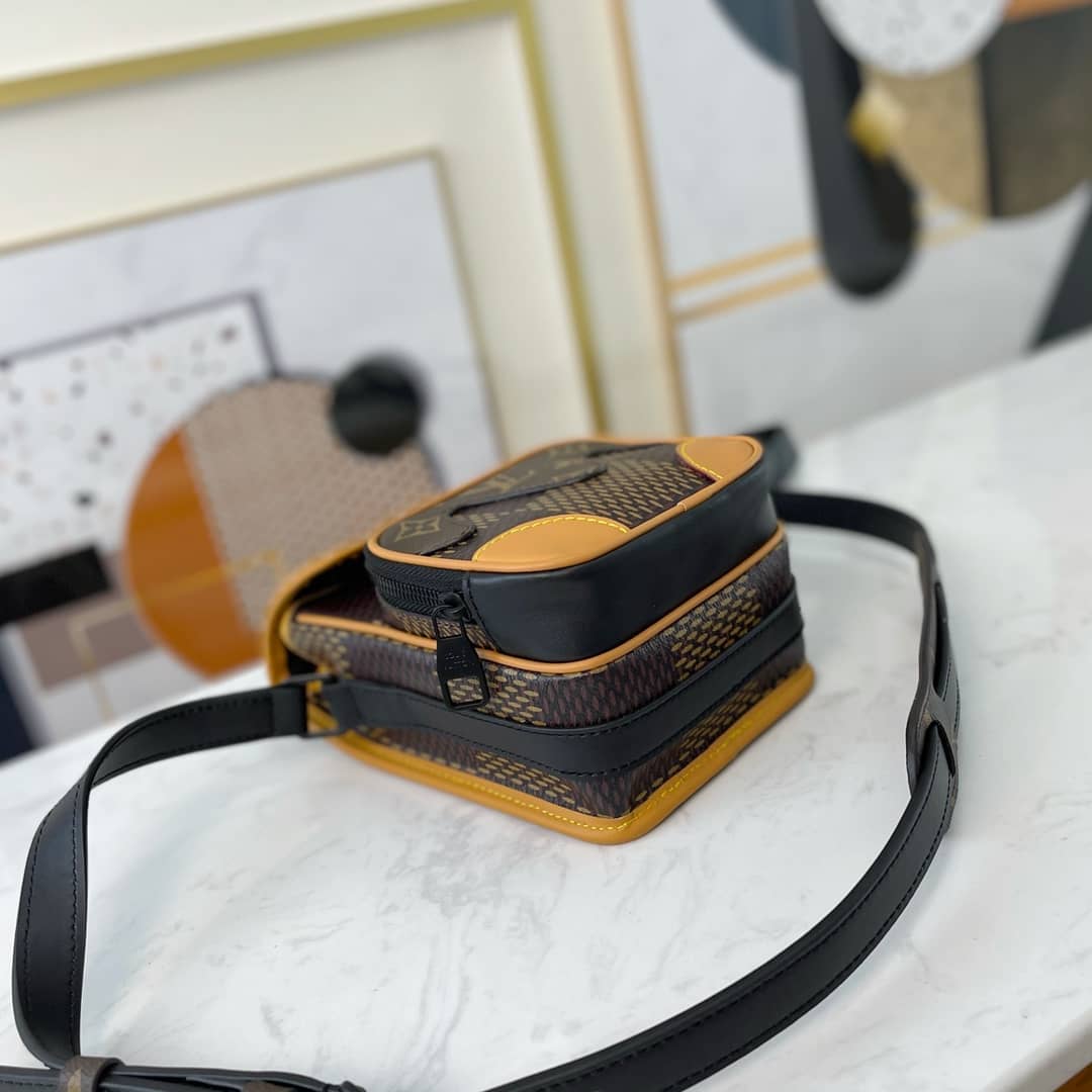 Louis Vuitton x Nigo Collab Damier Giant Crossbody Bag Replica N40357