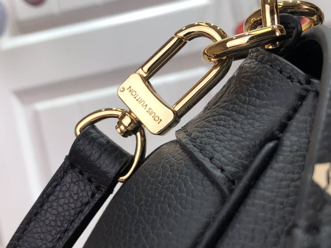 Louis Vuitton Favorite Monogram Empreinte Leather Replica Shoulder Bag Black M45836