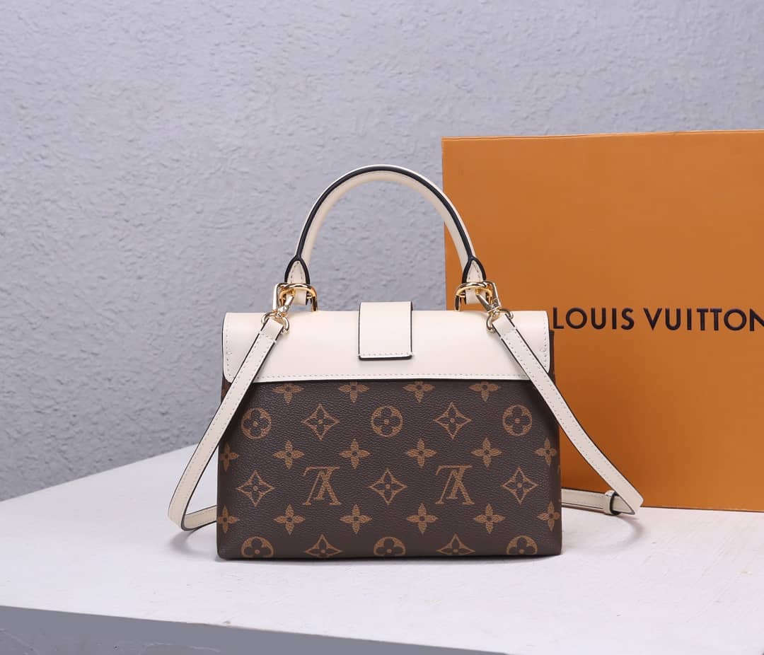 Louis Vuitton Locky BB 2way Replica Shoulder Bag White M44141