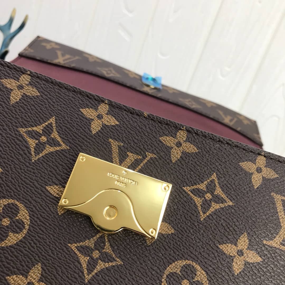 Louis Vuitton Cluny BB Monogram Canvas Shoulder Handbag Replica Purple M42738