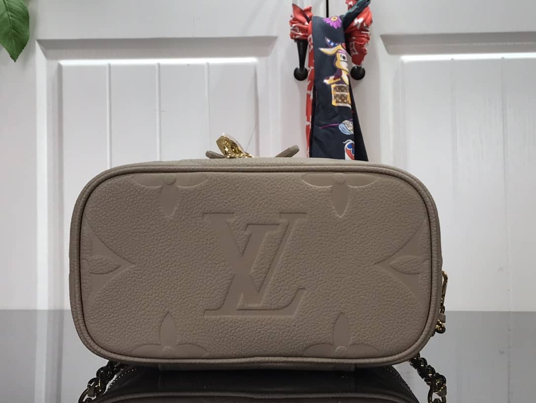 Louis Vuitton Monogram Empreinte Vanity PM Tourterelle Replica Shoulder Bag M45608