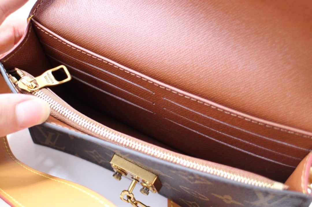 Louis Vuitton Monogram S Lock PM Replica Belt Bag M44667