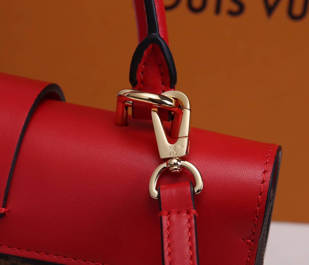 Louis Vuitton Locky BB 2way Replica Shoulder Bag Red M44141